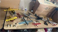 11pc Model Airplane Bone Yard for parts