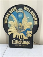 LITTLE KING'S CREAM ALE LIGHT-UP SIGN