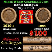 Small Cent Mixed Roll Orig Brandt McDonalds Wrappe