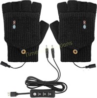 USB Heated Gloves Laptop Homework Gloves Mitten