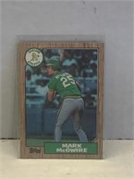 1987 Topps
#366 Mark McGwire, Oakland Athletics