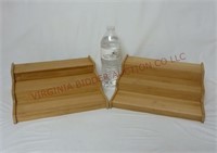 Tiered Bamboo Spice Racks ~ Set of 2