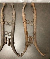 Antique Metal Horse Harness Hames