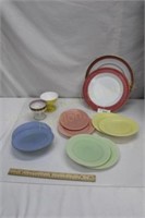 Colored Milk Glass Dishes (Fire King)???