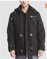 (New) size L.  Men's Cargo Jacket Fleece Lined