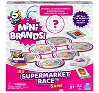 MINI BRANDS Surprise Supermarket Race Board Game