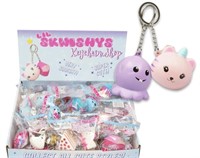 4ct LIL SKWISHYS Keychains Koala Cat Mouse Octopus