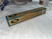 new roll of unbleached parchment paper