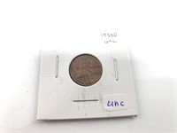 1933 D Wheat cent, condition is AU or better