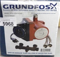 Grundfos Hot Water Recirculation System