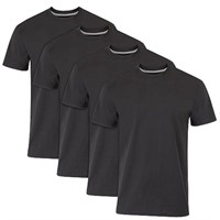 Hanes Ultimate Men's 4-Pack FreshIQ Crew T-Shirt,