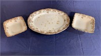 English Platter and bowls