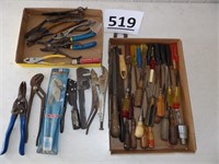 Screw Drivers, Pliers, Hand Tools