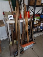Lawn & Garden Tools & Rack