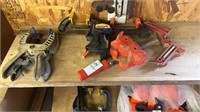 Lot of assorted clamps