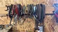 Lot of assorted c clamps