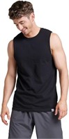 (N) Russell Athletic Mens Cotton Performance Sleev