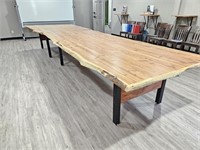 Custom Built Ceder Conference Table 16ft long