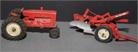 Tru Scale 2 bottom plow, die cast tractor,