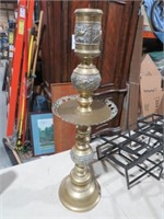 BRASS ORNATE CANDLE STAND