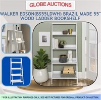 WALKER EDISON 55" WOOD LADDER BOOKSHELF (MSP:$249)