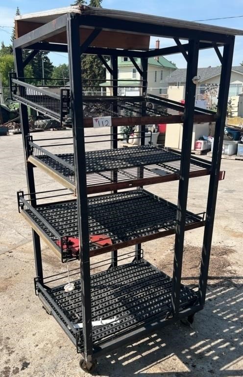 Rolling Shelving Unit 40" x 30" x 70" high