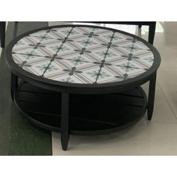 Ellington Round Steel Outdoor Coffee Table