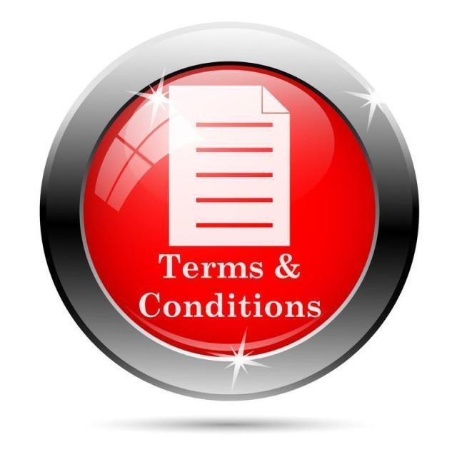Terms & Conditions PLEASE READ