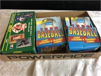 (3) BOXES OF 1990 AND 1991 BASEBALL CARDS