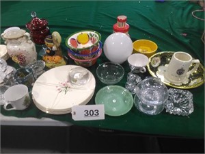 Large Box of Assorted Glassware