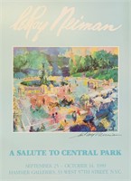 Leroy Neiman- Hand signed offset lithograph "Centr