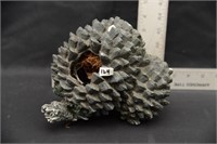 PINECONE SHAPED BIRD HOUSE