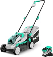 Used Litheli Cordless Lawn Mower 13 Inch, 5 Height