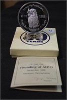 2oz .999 Silver ALPO Commemorative Round