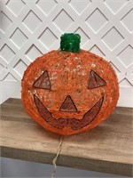 Light up pumpkin decor