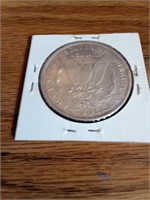1885 Morgan Silver Dollar Au50
