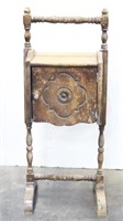 Vintage Wooden Sewing Box Stand