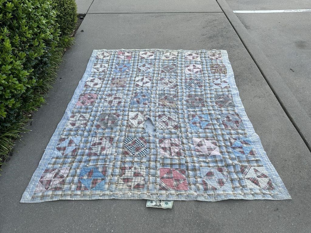 Antique Hand Sewn Quilt #1