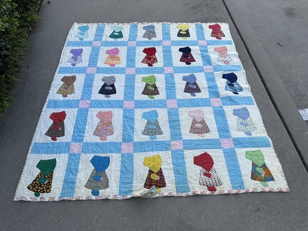 Antique Hand Sewn Quilt #2