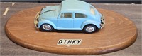 1950s Dinky Volkswagen Beetle On Wooden Display
