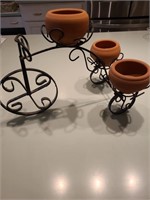 Victorian Tricycle with Pots Planter. Living room