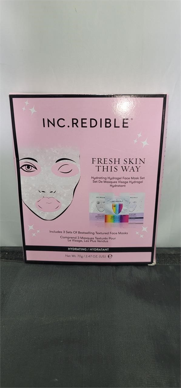 Inc. Redible Hydrating Face Masks (3) Sets