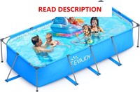 EVAJOY Metal Frame Pool 14ft x 7ft x 33in