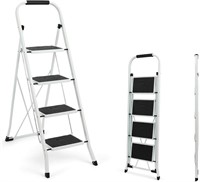 Simpli-Magic Anti-Slip 4 Step Ladder (White)