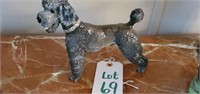 Rosenthal poodle figurine approx 7 1/2 in tall