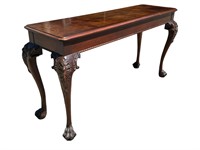 HENREDON Claw Foot Medallion Console Table