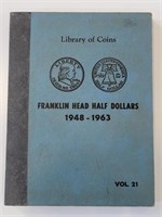 Franklin Half Dollar Book Full w/ 1964 JFK
