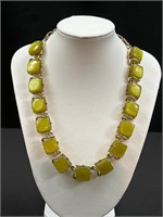 Coro- vintage green color necklace