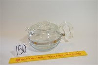 Vintage 6 Cup Glass Pyrex Percolator
