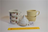 Vintage Lot - 2 Onion Soup Cups, A Porcelain